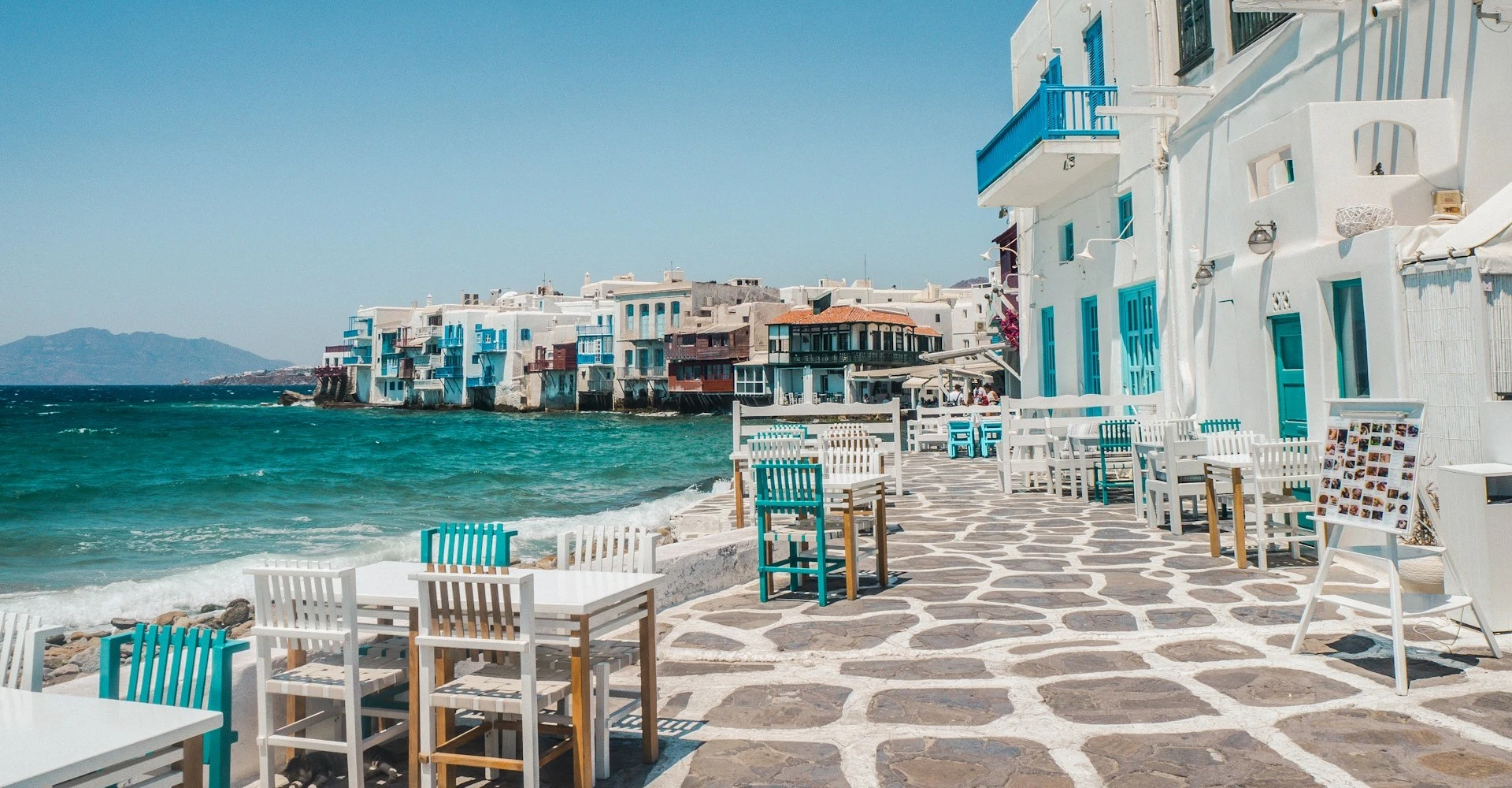 Beautiful Coastline of Mykonos