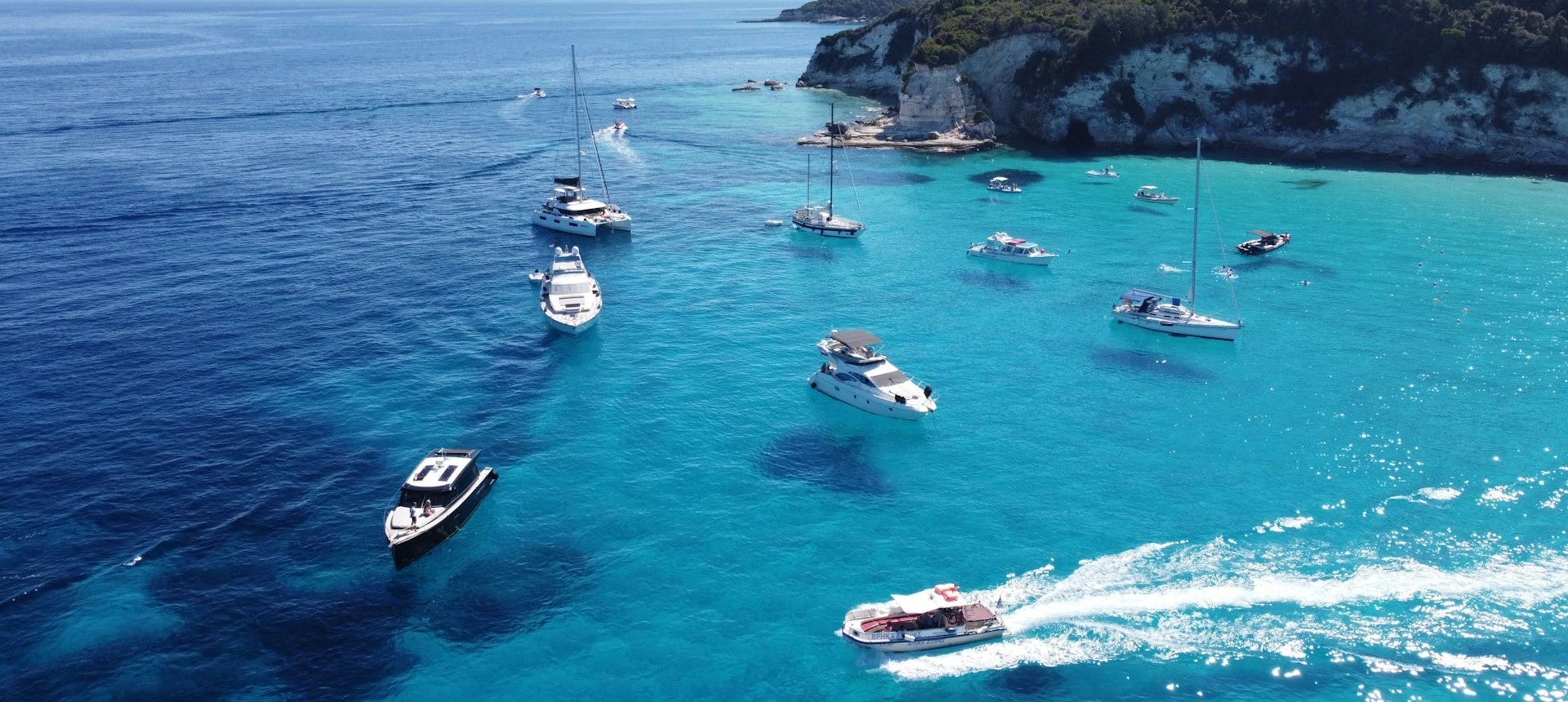Anchored Yacht
